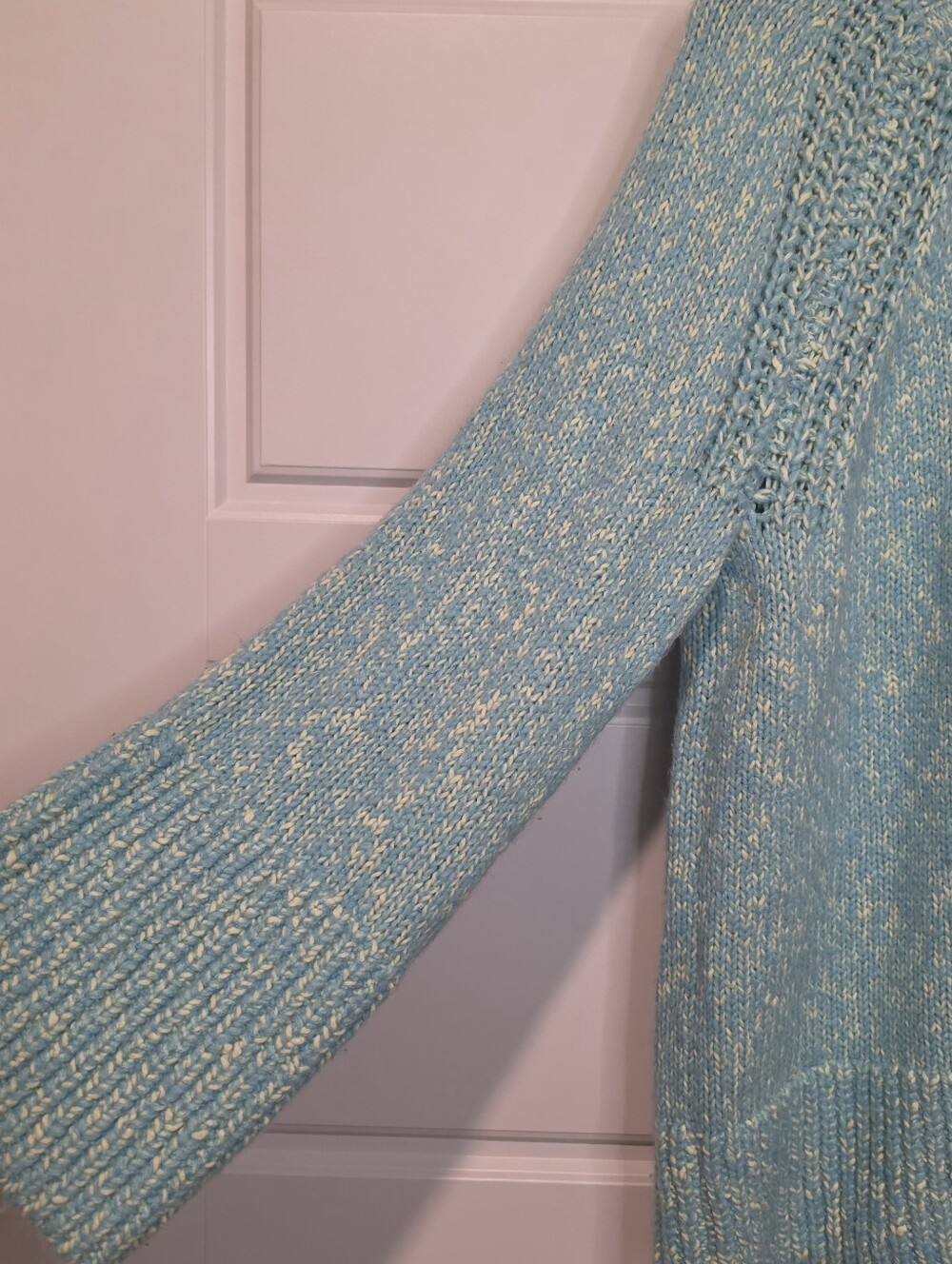 Talbots Blue Knit Sweater Size Large Womens - Picture 4 of 7
